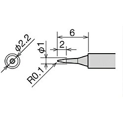 太洋電機産業 グット　替こて先　SB型　RX－812AS／802AS　RX-81HRT-SB RX81HRTSB