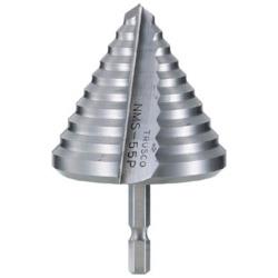 トラスコ中山 六角軸樹脂用ステップドリル　2枚刃　45～55mm　NMS55P NMS55P