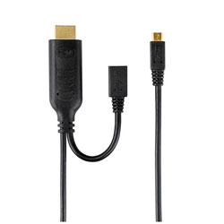 ELPA 1m HDMI�����֥��HDMI�Υޥ�����HDMI�ˡ�USB-MHL100P USBMHL100P