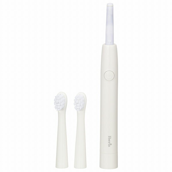 オーム電機 ハイパワー電動歯ブラシ乾電池式 Iberis ホワイト HB-C549K-W ［音波・超音波式］ HBC549KW
