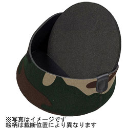 レンズコート フーディレンズキャップ 70mm〜82.5mm用 LensCoat（レンズコート） ウッドランドカモ LCH..