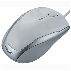 Optical Mouse - Nakabayashi MUSUKT115W　有線マウス（BlueLED/USB/3ボタン/ホワイト） [ブルーLED方式] MUSUKT115W