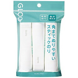 コクヨ スティックのり GLOO 色が消える M 吊り下げパック 3個 タ-G312-3P グルー