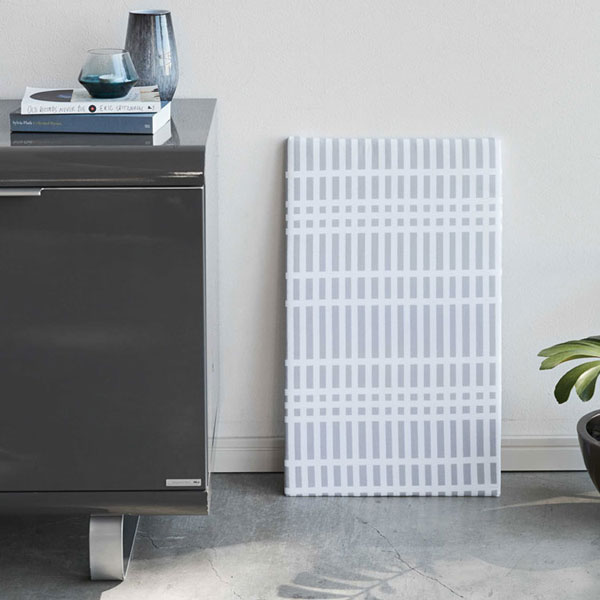山崎実業 北欧風暮らしの定番　平型アイロン台　チェックグレー(Nordic Style Flat...