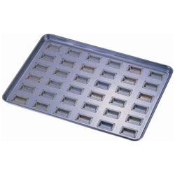 Sheet Pans - 千代田金属工業 シリコン加工 センチュリー型天板 小 (36ヶ取) ＜WTV6901＞ WTV6901