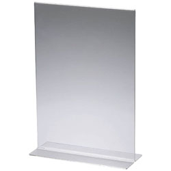 ■アクリル製のサインホルダーです。■安価に数多く揃えたい方にオススメです。【製品仕様】■メーカー品番:48801■規格:A3立て■間口×高さ(mm):298×427アクリル製の安価なサインホルダー