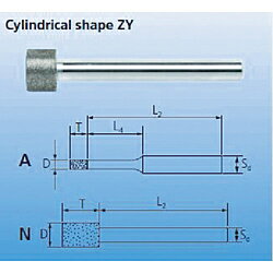 PFERD ダイヤモンドインターナルバー　3mm軸　120　DZYA1.0257890 DZYA1.0257890