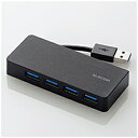 ELECOM(エレコム) 4ポートUSB3.0ハブ(バスパワー・ケーブル収納タイプ・ブラック) U3H-K417BBK U3HK417BBK(2)