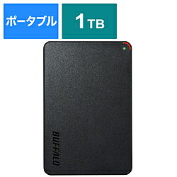 BUFFALO(バッファロー） HD-PCFS1.0U3-BBA(ブラック)  USB3.1(Gen.1)対応 ポータブルハードディスク HDPCFS1.0U3BBA  