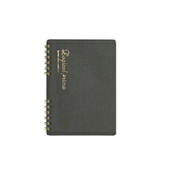 A6 Size - Nakabayashi Wリングノート ロジカル・プライム NW-A610SB ［A6 /6mm(B罫) /ドット方眼罫線］ NWA610SB
