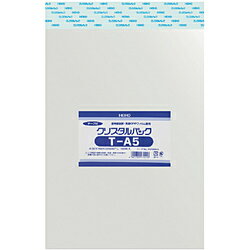 シモジマ HEIKO　OPP袋　テープ付き　クリスタルパック　T−A5 6740910T1622.5