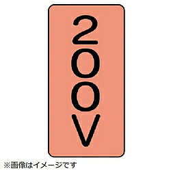 乐天商城 - ユニット ユニット　配管ステッカー　200V（中）　アルミ　120×60　10枚組 AST73M