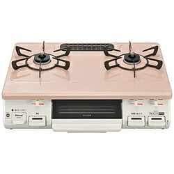 リンナイ ガステーブルコンロ 水なし片面焼きグリル[右強火] パステルピンク KG67PKR ［約60cm /都市ガス12・13A /右強火］ KG67PKR