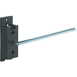 樂天商城 - トラスコ中山 パンチングパネル用フックバー 傾斜1本タイプ A型ベース PFA15 PFA15