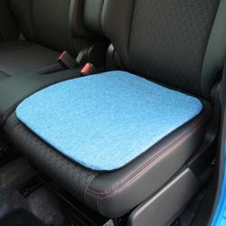 錦産業 AM-7342 シングルクッション ストッパー付 リネン調生地 ブルー AM7342(2.0)