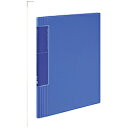 コクヨ クリヤーブック 固定式 ノビータ ウェーブカット A4縦 40ポケット ラ-TN570B 青