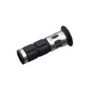 デイトナ PRO-GRIP #744 STDラバー 115mm 貫通 ブラック/シルバー 98103 98103
