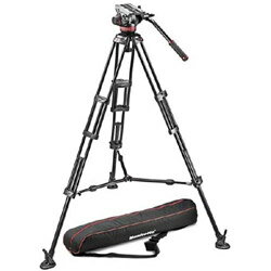 Manfrotto - Manfrotto ビデオキット ツイン3段アルミ MSタイプ MVH502A.546BK1 MVH502A.546BK1