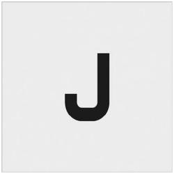 アイマーク IM　ステンシル　J　文字サイズ100×65mm AST-J10065 ASTJ10065