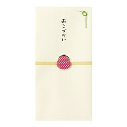 立体感のあるペーパークラフトをあしらい、日常のシーンで使いやすいデザインに仕上げました。お札を折らずに入れられるサイズです。温かみのあるペーパークラフトの金封。