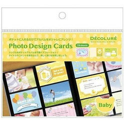 Nakabayashi DECOLURE フォトデザインカード ベビー1 PTCL01 PTCL01