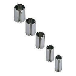 遠藤商事 SA18-8手造り業務用抜型(5ヶ組) ナデシコ ＜BNK09024＞ BNK09024