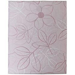 单人用 - 生毛工房 【掛ふとんカバー】綿ローン リーフ シングルサイズ(綿100%/150×210cm/ピンク) UMK39KSPI UM_K39_KS_PI