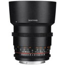 SAMYANG(T) JY 85mm T1.5 VDSLR AS IF UMCII ubN m}CNtH[T[Y /Pœ_Yn CINE85MMT152MFT