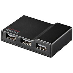 BUFFALO バッファロー USB2.0ハブ［4ポート・バス＆セルフパワー・Mac／Win］ TV PC対応セルフパワータイプ BSH4A11シリーズ ブラック BSH4A11BK BSH4A11BK