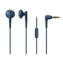 audio-technica(オーディオテクニカ) ATH-C200iS BL ブルー【リモコン・マイク対応】 インナーイヤー型イヤホン ATHC200iSBL