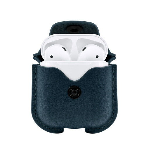 TWELVESOUTH AirSnap for AirPods - ディープティール AirPods(エアーポッズ)本革 ...