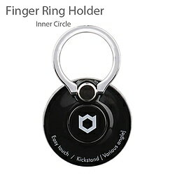 HAMEE 〔スマホリング〕　iFace Finger Ring Holder インナーサークルタイプ　ブラック　IFACEリングICBK [振込不可]