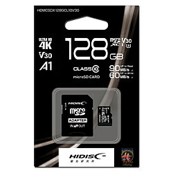 nCfBXN microSDXCJ[h HDMCSDX128GCL10V30 mClass10 /128GBn HDMCSDX128GCL10V30