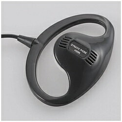 STAX - オーム電機 EAR-1204 ブラック テレビ用片耳イヤホン 耳かけ型 EAR1204
