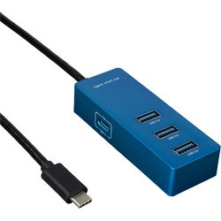 Nakabayashi Type-C USB3.1 4|[gnu [15cm/u[] UH-C3154BL UHC3154BL