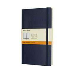 MOLESKINE カラーノート ノートブック ソフトカバー ルールド（横罫） サファイアブルー Large QP616B20 QP616B20