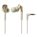 audio-technica(オーディオテクニカ) SOLID BASS ATH-CKS550X CG シャンパンゴールド【重低音モデル】 カナル型イヤホン ATHCKS550XCG