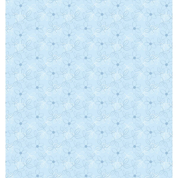生毛工房 【ボックスシーツ】綿ローン リーフ クィーンサイズ(綿100%/170×200×30cm/ブルー) UMK39BQBL UM_K39_BQ_BL 【852】 [3]
