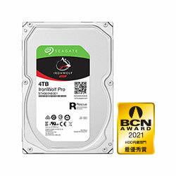 Seagate 内蔵HDD　IronWolf Pro ST4000NE001 バルク品 (3.5インチ/4TB/SATA) ST4000NE001 [振込不可] [代引不可]