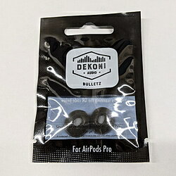 DEKONIAUDIO AirPods PRO用 イヤーピース L 1ペア Bulletz AirPods Pro ブラック S-APP-LG SAPPLG