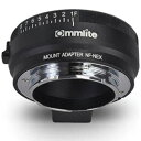 COMMLITE マウントアダプター (カメラ側:ソニーEマウント、レンズ側:ニコンF(Gマウント対応)) CM-NF-NEX CMNFNEX(2)