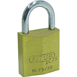 ABUS 真鍮南京錠　ディンプルシリンダー　バラ番　EC75-30KD EC7530KD