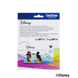 brother ブラザー ミッキーマウス＆ミニーマウス ペーパークラフトコレクション1 CADSNP01 CADSNP01