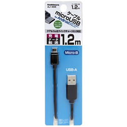  ޡȥեбmicro USBϡUSB2.0֥ šž 1.2m֥åˡAJ-466 AJ466