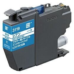 エコリカ ECI-BR3119C 互換リサイクルインクカートリッジ [ブラザー LC3119C] シアン ECIBR3119C