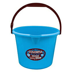 プロスタッフ P134　洗車用品　洗車用バケツ　カラフルバケツ　7L　ブルー ブルー P134 P134