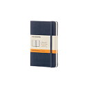 MOLESKINE ノートブック ハードカバー Pocket クラシック サファイアブルー MM710B20 ［横罫線］ MM710B20