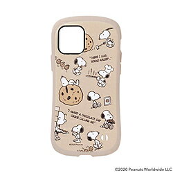 HAMEE iPhone 12/12 Pro 6.1インチ対応PEANUTS/ピーナッツ iFace First Class Cafe ケース iFace チョコチップクッキー 41-921265