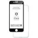 HAMEE iPhone SE 2020/8/7/6s/6専用 iFace Round Edge Tempered Glass Screen Protector ラウンドエッジ強化ガラス 画面保護シート 41-890264 ブラック