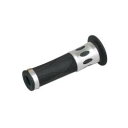 デイトナ PRO-GRIP #728 STDラバー 122mm 貫通 ブラック/シルバー 98090 98090